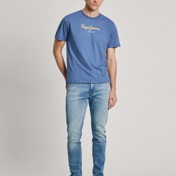 Pepe Jeans Tricou 'Eggo'  albastru / galben / alb preţ