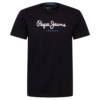 Pepe Jeans Tricou 'Eggo'  albastru / negru / alb