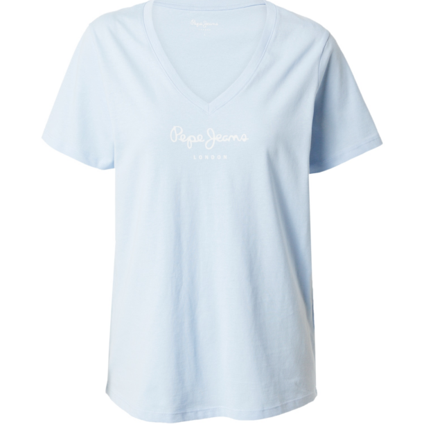 Pepe Jeans Tricou 'WENDY'  albastru deschis / alb