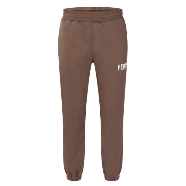 Pequs Pantaloni  maro / alb