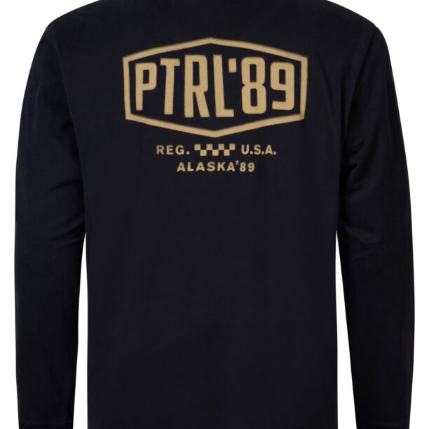 Petrol Industries Tricou 'Wrangell'  bleumarin / galben miere