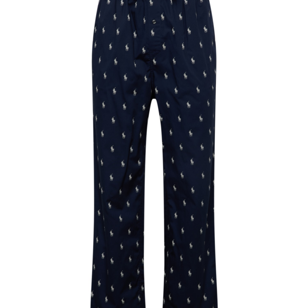 Polo Ralph Lauren Pantaloni de pijama  bleumarin / alb