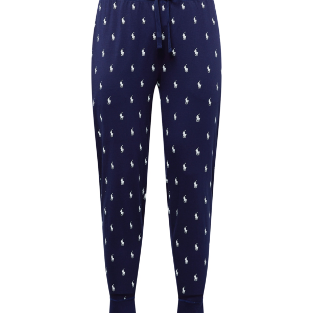 Polo Ralph Lauren Pantaloni de pijama  bleumarin / alb