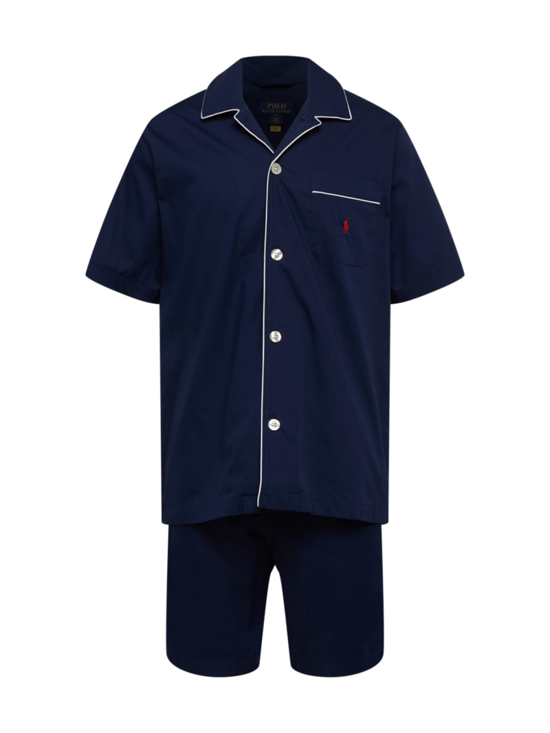 Polo Ralph Lauren Pijama scurtă  bleumarin / roșu / alb