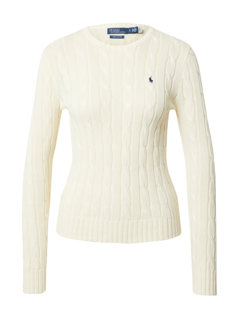 Polo Ralph Lauren Pulover 'Julianna'  crem / bleumarin