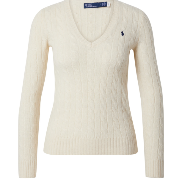 Polo Ralph Lauren Pulover 'KIMBERLY'  crem / bleumarin