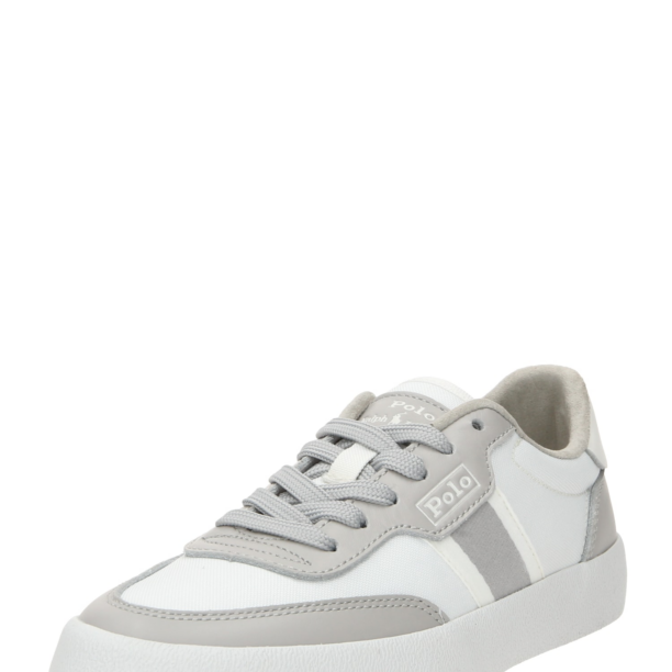 Polo Ralph Lauren Sneaker low 'COURT'  gri / alb