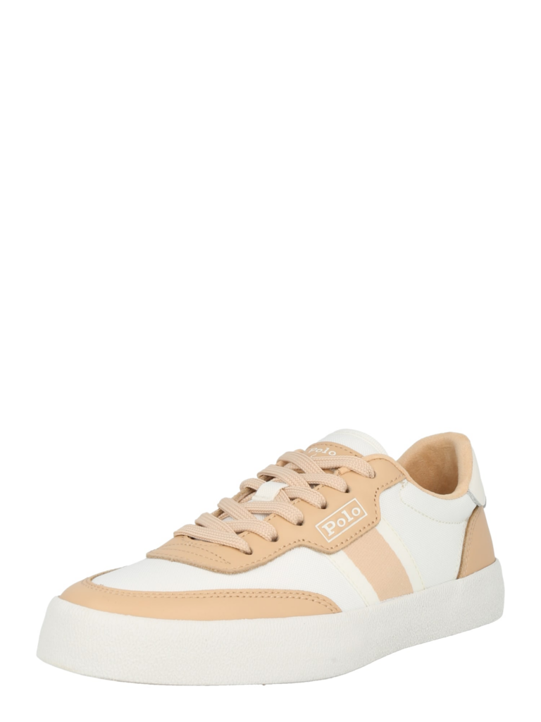 Polo Ralph Lauren Sneaker low 'COURT'  nisipiu / alb