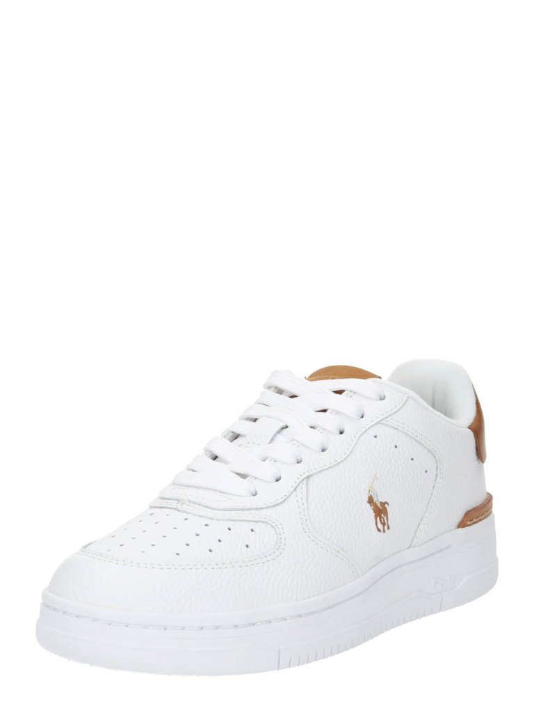 Polo Ralph Lauren Sneaker low 'MASTERS'  maro caramel / alb