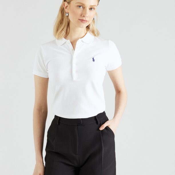 Polo Ralph Lauren Tricou 'JULIE'  mov închis / alb