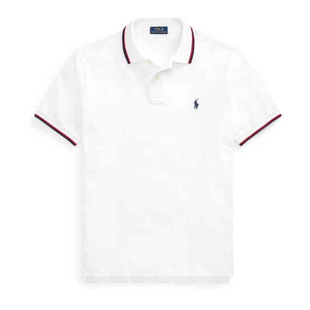 Polo Ralph Lauren Tricou  albastru închis / roșu / alb murdar