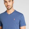 Polo Ralph Lauren Tricou  albastru / portocaliu piersică