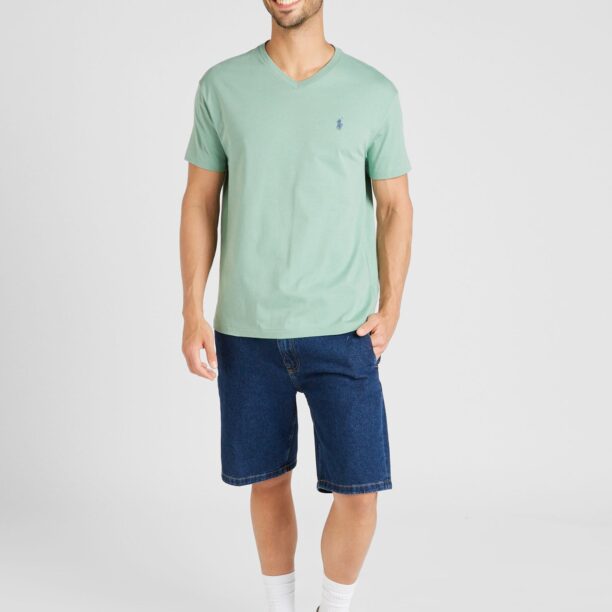 Polo Ralph Lauren Tricou  albastru / verde mentă preţ