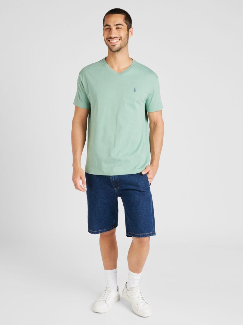 Polo Ralph Lauren Tricou  albastru / verde mentă preţ