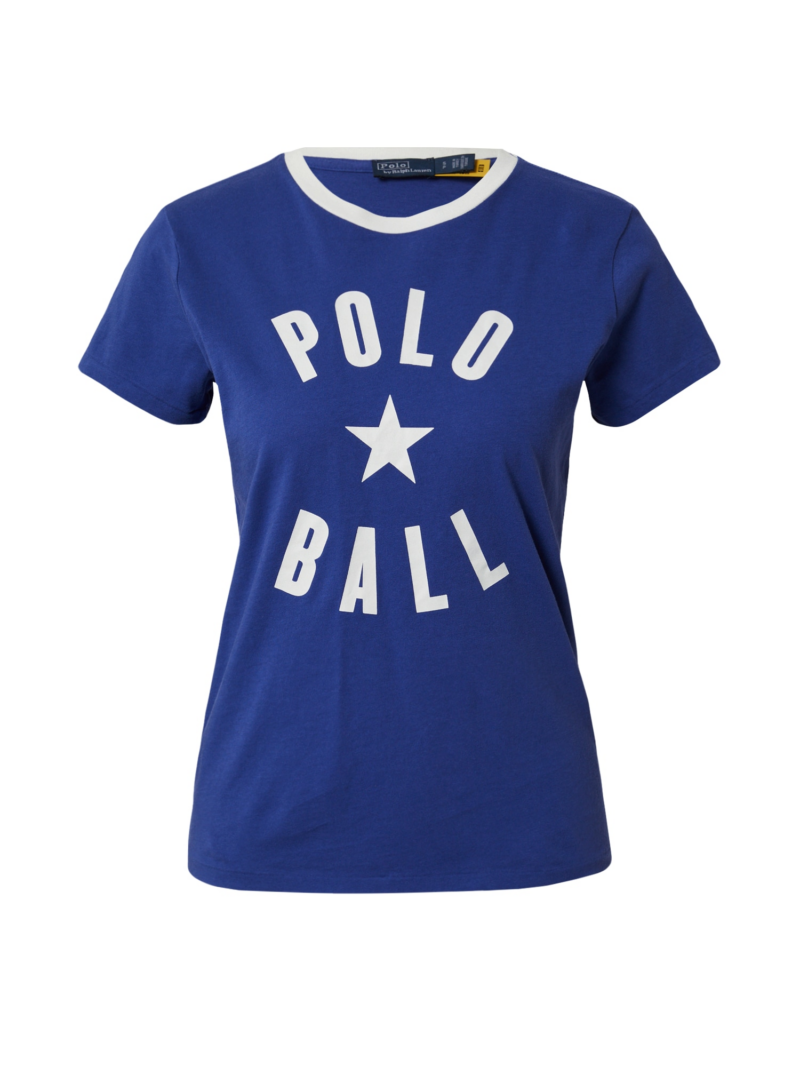 Polo Ralph Lauren Tricou  bleumarin / alb