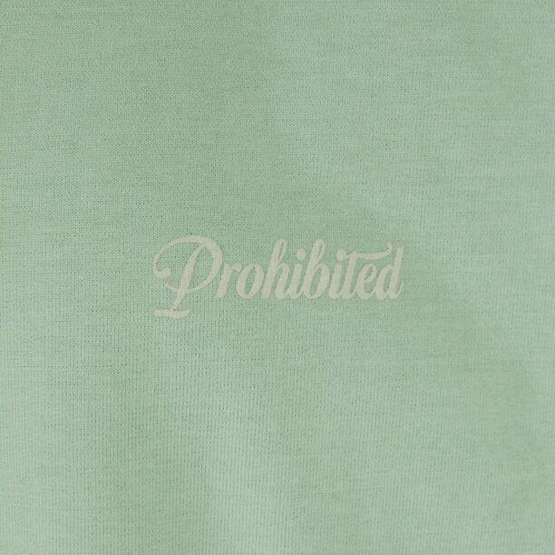 Preţ Prohibited Tricou '10119'  verde / verde pastel