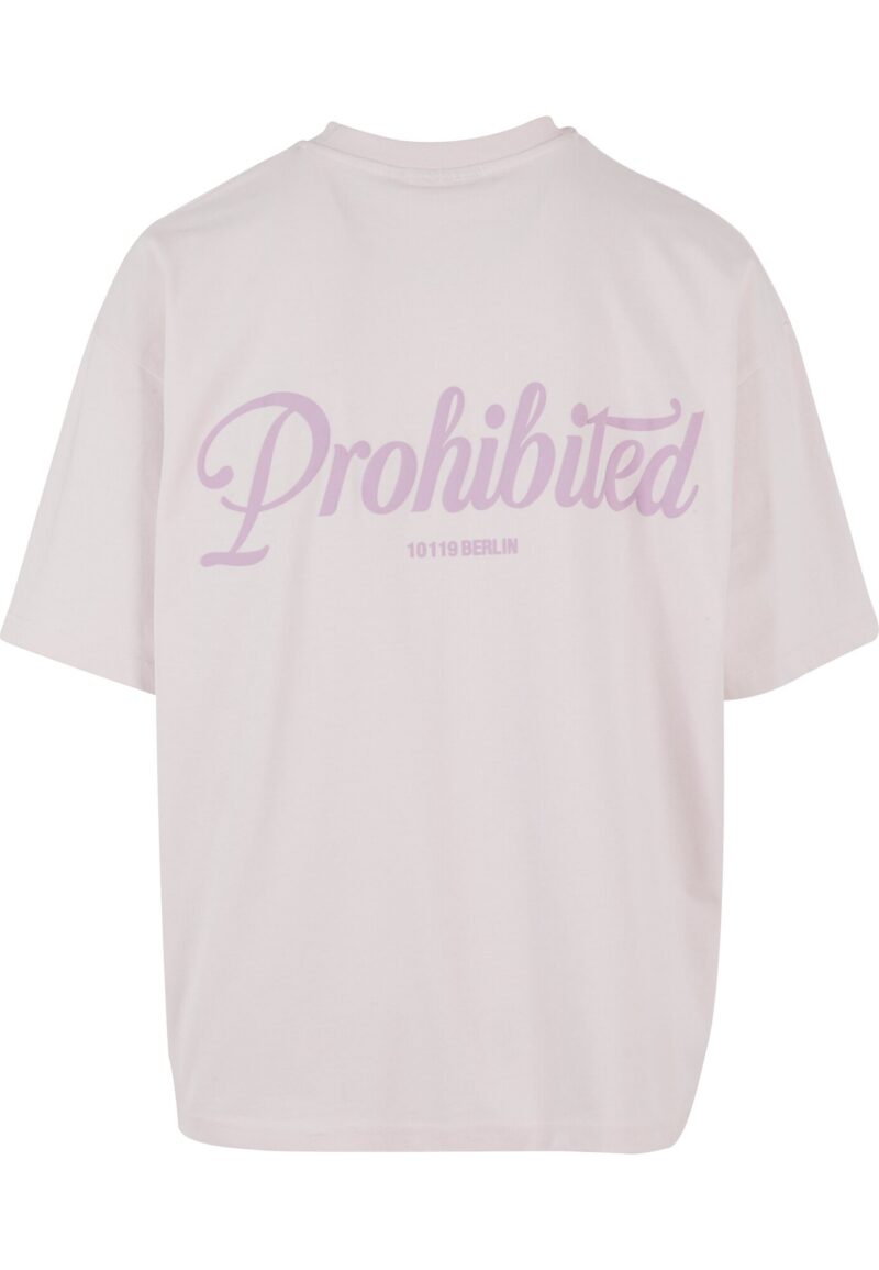 Prohibited Tricou  mov liliachiu / roz pastel