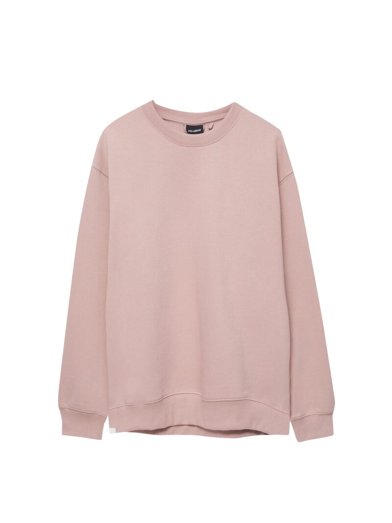 Pull&Bear Bluză de molton  roz deschis