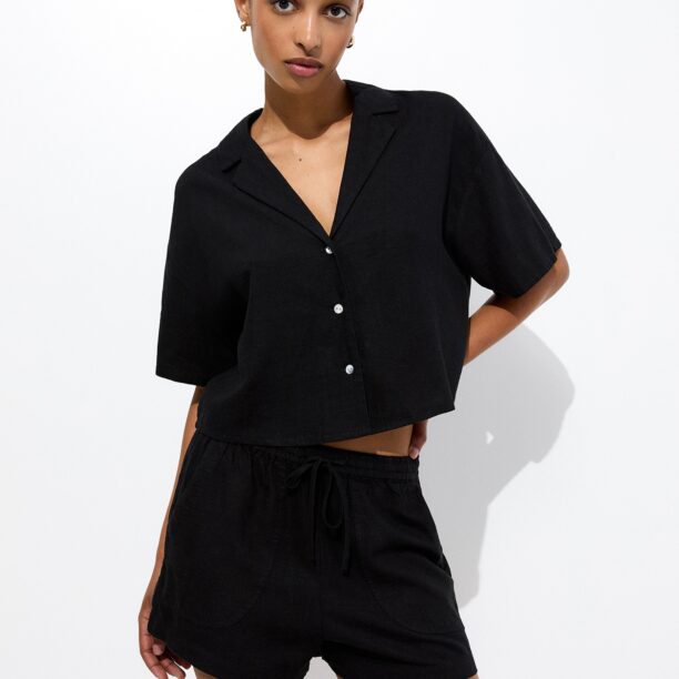 Pull&Bear Bluză  negru