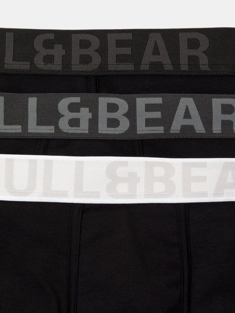 Pull&Bear Boxeri  gri / gri închis / negru / alb