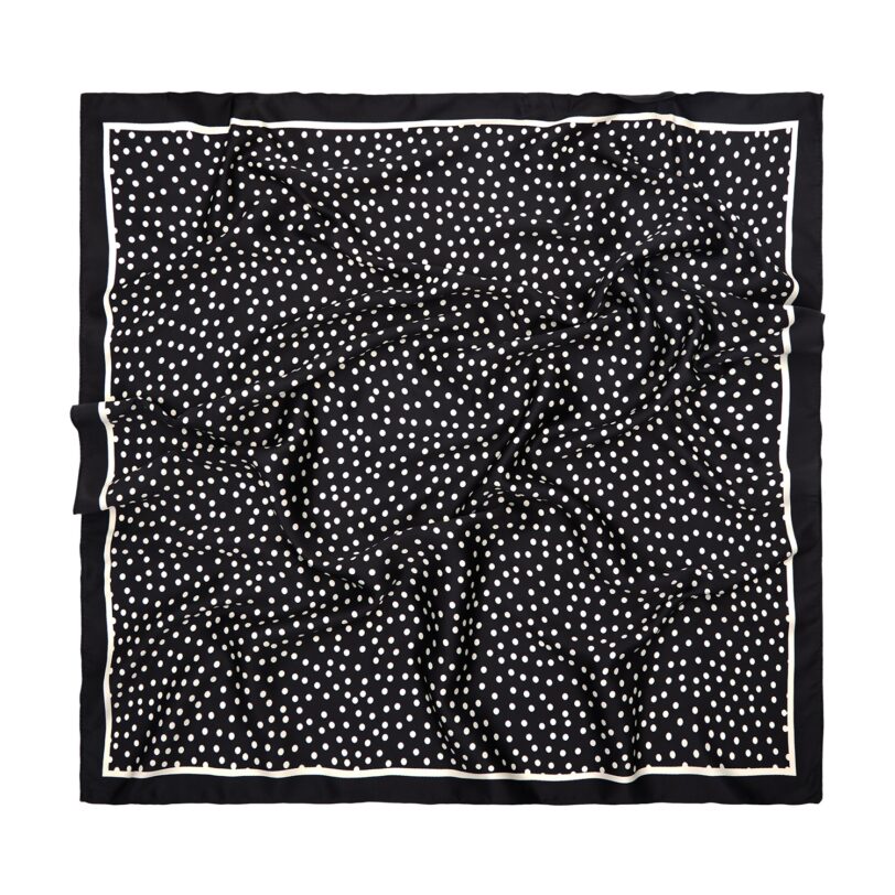 Pull&Bear Fular  negru / alb