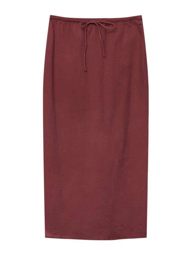 Pull&Bear Fustă  roșu burgundy