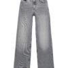 Pull&Bear Jeans  gri denim / alb murdar