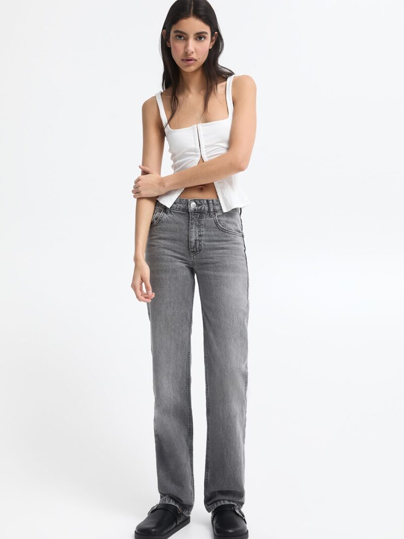 Cumpăra Pull&Bear Jeans  gri închis