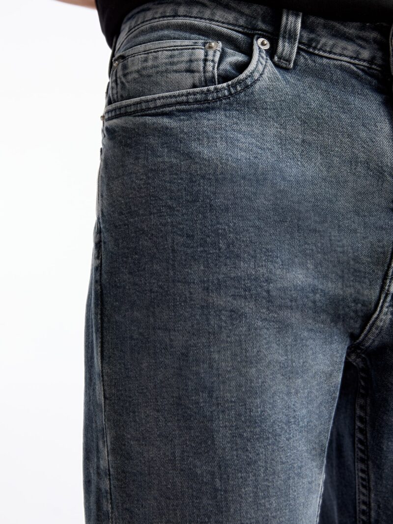 Preţ Pull&Bear Jeans  gri închis