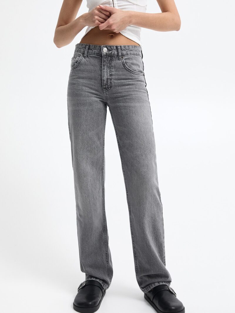 Pull&Bear Jeans  gri închis