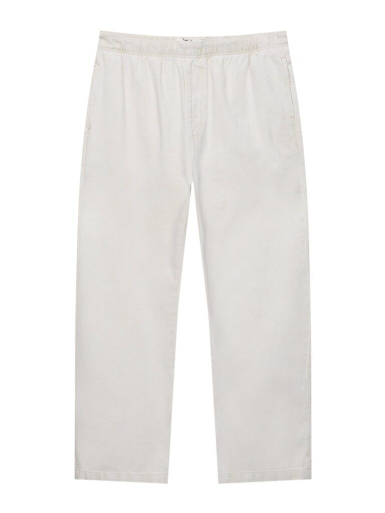 Pull&Bear Pantaloni  alb