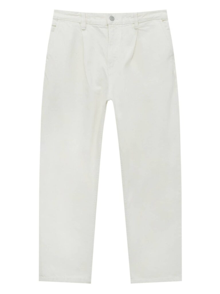 Pull&Bear Pantaloni  alb