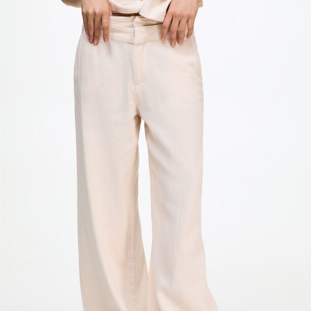 Pull&Bear Pantaloni  alb natural