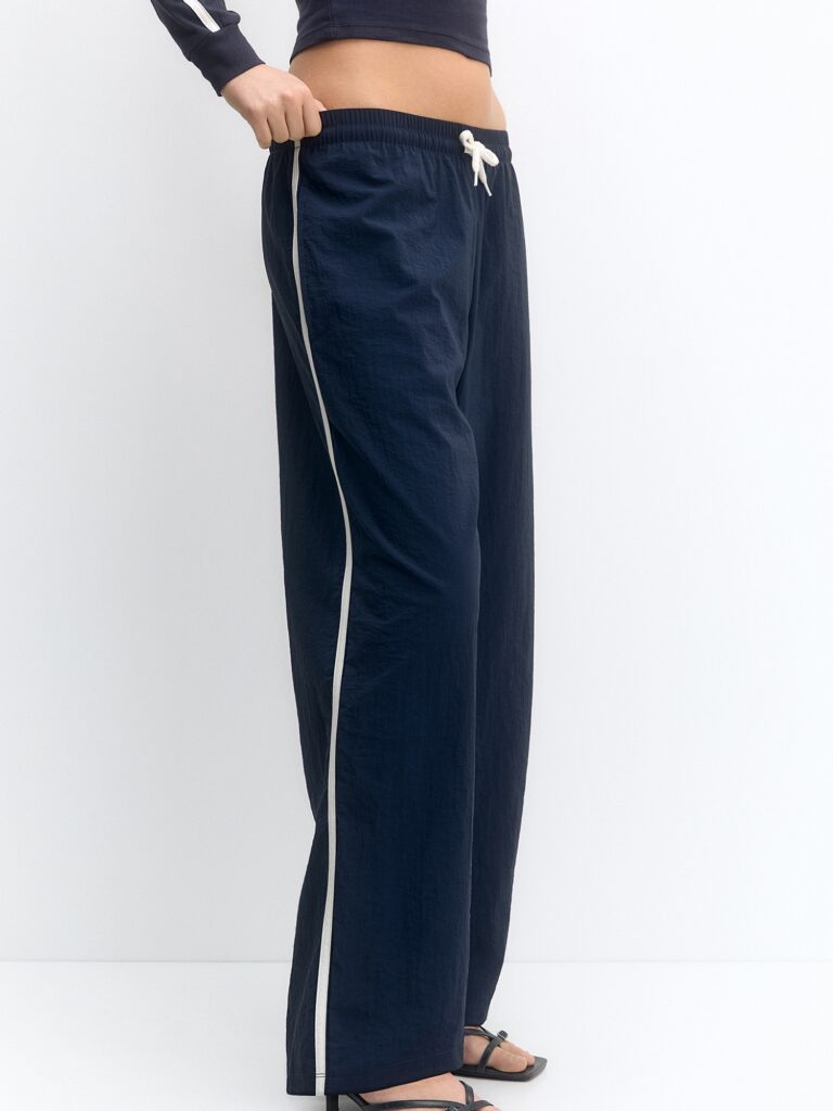 Pull&Bear Pantaloni  bej / bleumarin