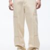 Pull&Bear Pantaloni cu buzunare  alb murdar