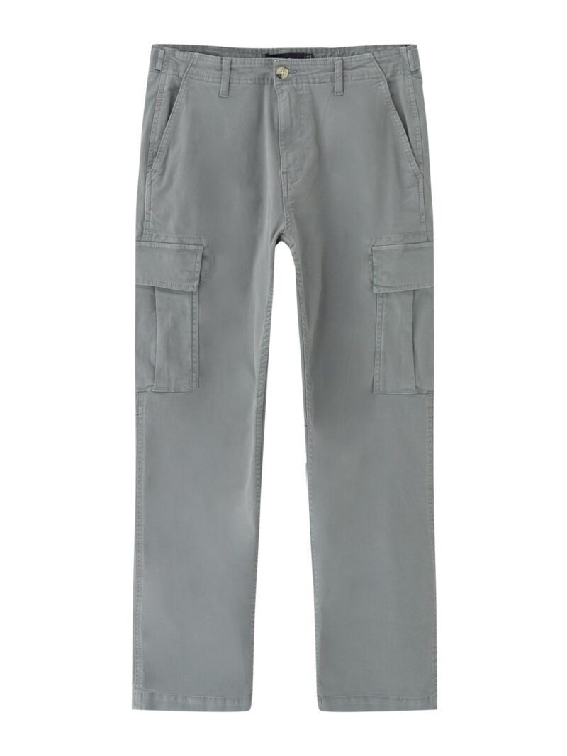 Pull&Bear Pantaloni cu buzunare  gri fumuriu