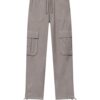 Pull&Bear Pantaloni cu buzunare  roz