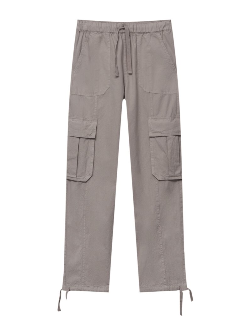 Pull&Bear Pantaloni cu buzunare  roz