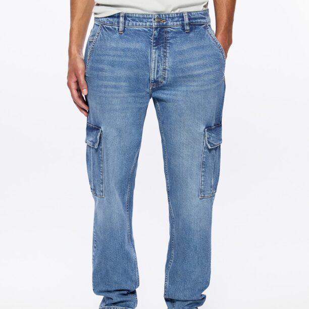 Pull&Bear Pantaloni eleganți  albastru denim