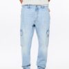 Pull&Bear Pantaloni eleganți  albastru denim