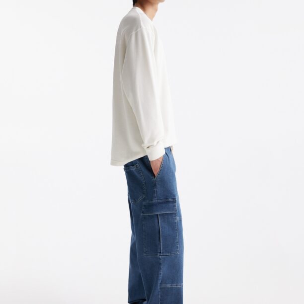 Original Pull&Bear Pantaloni eleganți  albastru denim