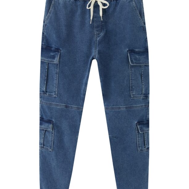 Pull&Bear Pantaloni eleganți  albastru denim