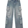 Pull&Bear Pantaloni eleganți  albastru denim