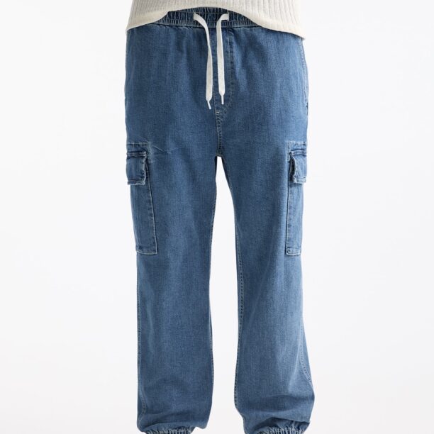 Pull&Bear Pantaloni eleganți  albastru denim