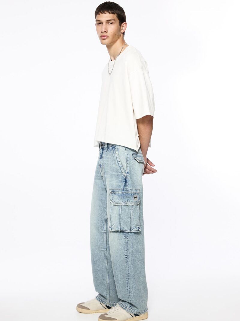 Pull&Bear Pantaloni eleganți  albastru deschis