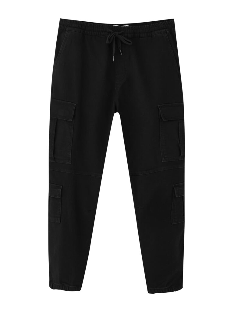 Pull&Bear Pantaloni eleganți  negru