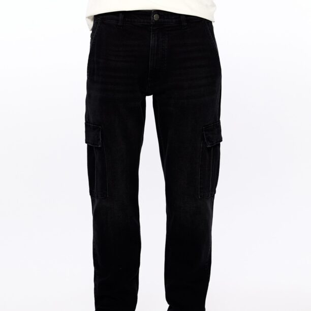 Pull&Bear Pantaloni eleganți  negru