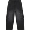 Pull&Bear Pantaloni eleganți  negru denim