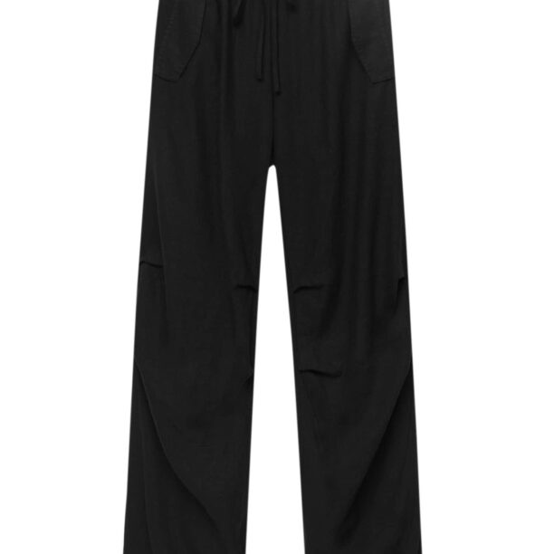 Pull&Bear Pantaloni  negru