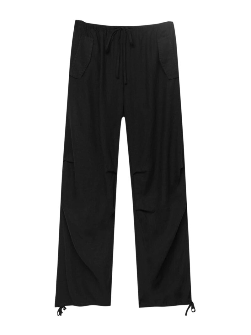 Pull&Bear Pantaloni  negru